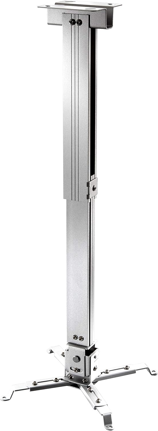 celexon universal Beamer-Decken-Halterung MultiCel4070S Silber | neigbarer, schwenkbarer & höhenvers