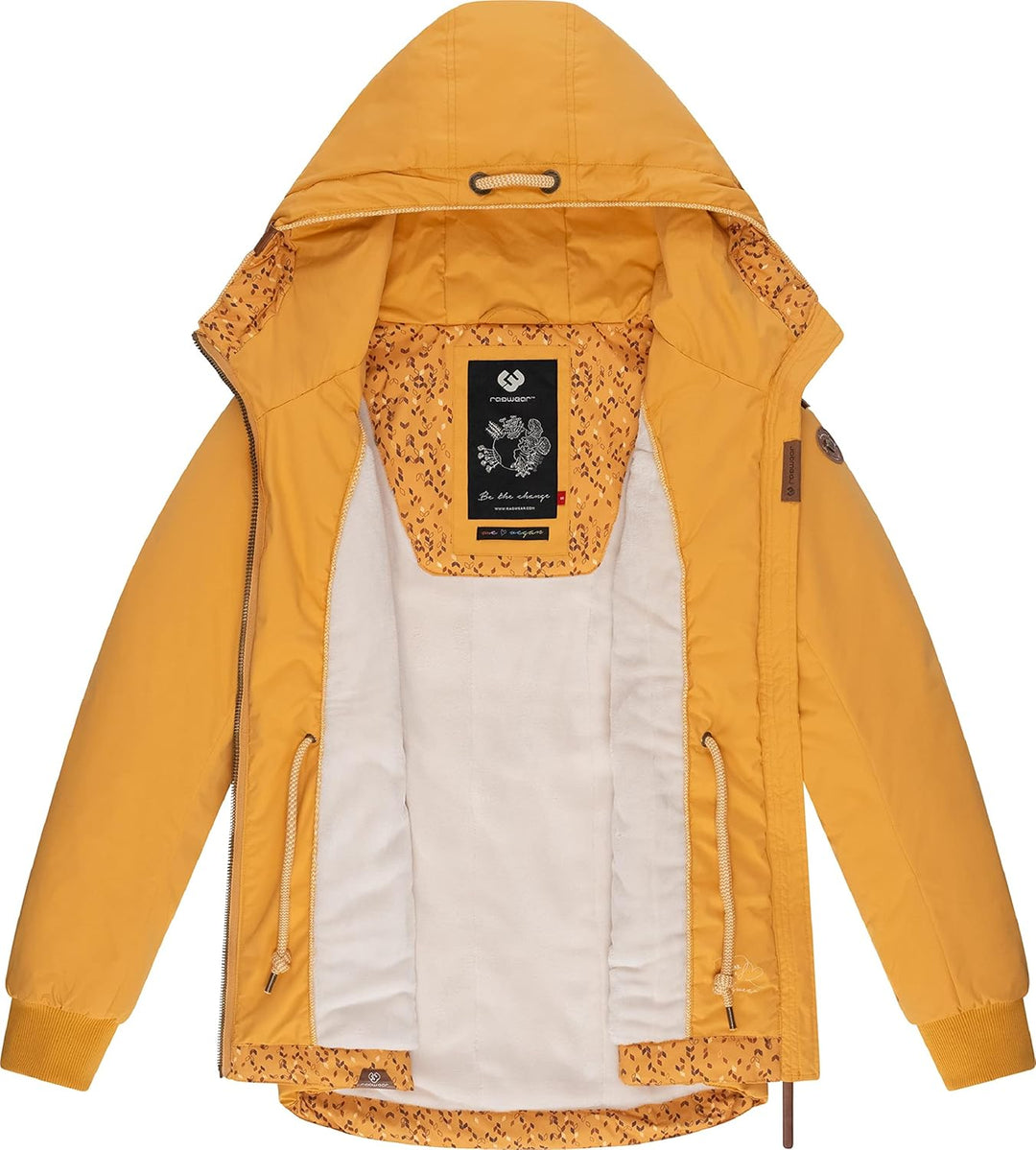 Ragwear Damen Winterjacke Outdoorjacke wasserdicht mit Kapuze YM-Danka XS-6XL S Honey22, S Honey22