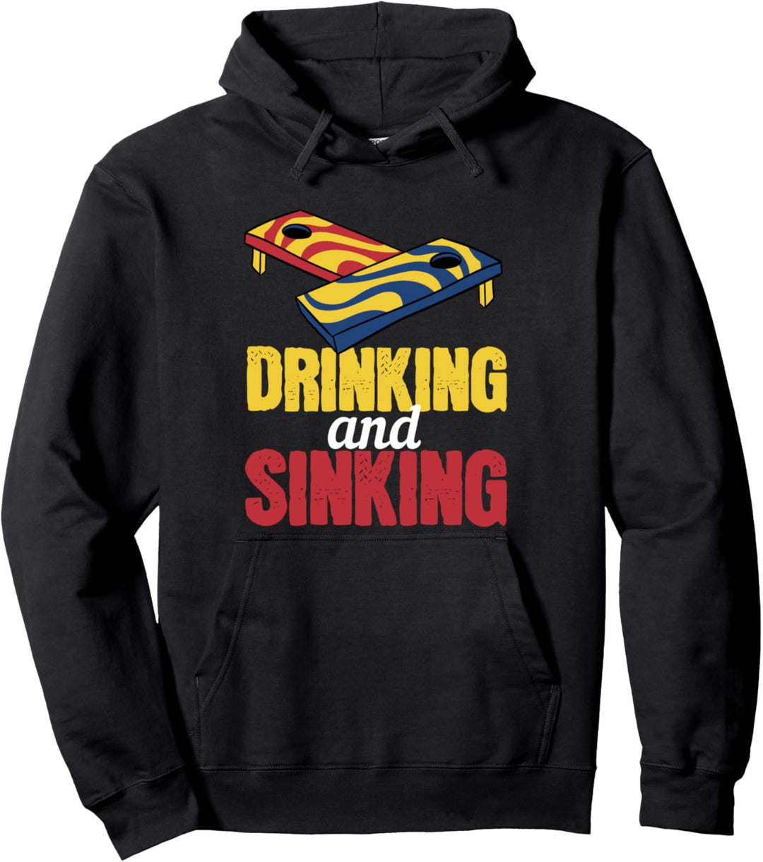 Lustiges Cornhole spielen Pullover Hoodie