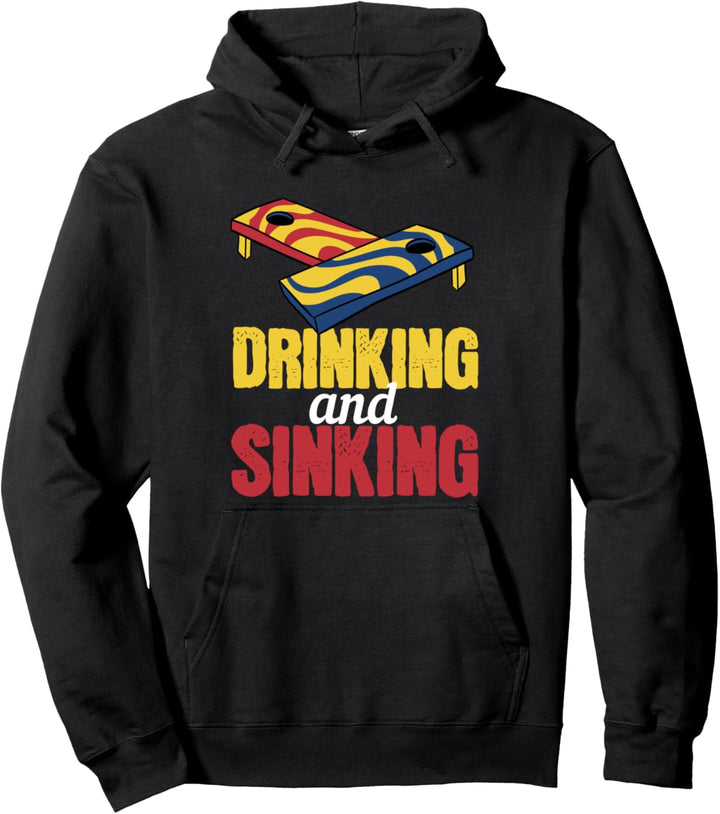 Lustiges Cornhole spielen Pullover Hoodie