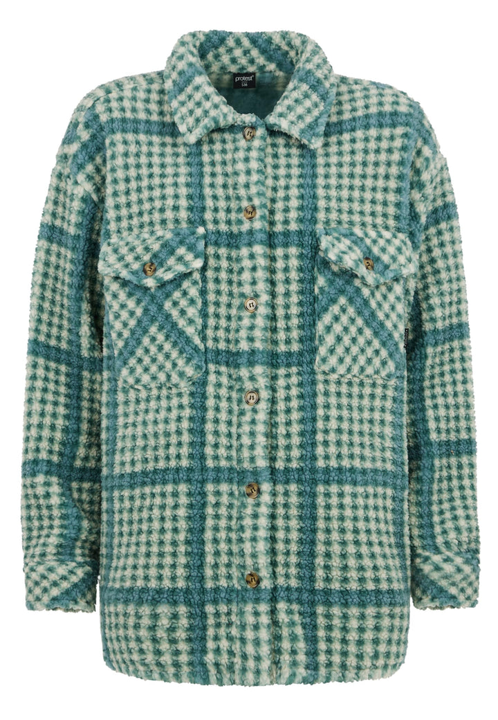 Protest Damen Shacket PRTAKINO Crocodile Green M, Crocodile Green M