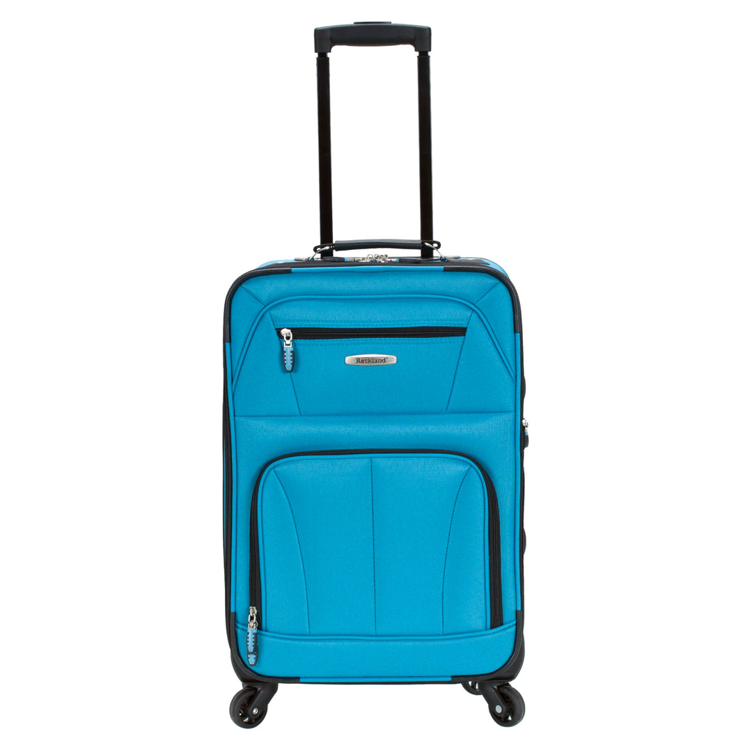 Rockland Pasadena Softside Spinner Rad Gepäck, türkis, Carry-On 20-Inch, Pasadena Softside Spinner W