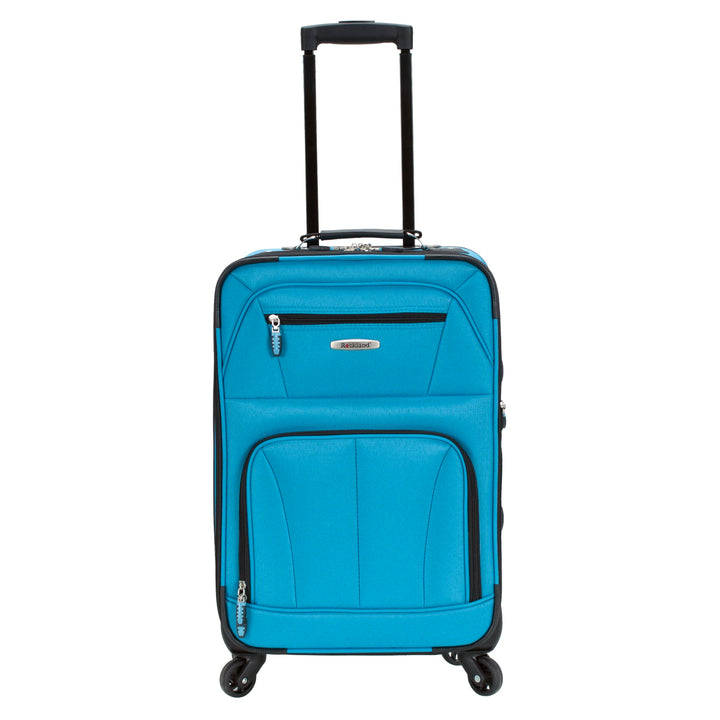 Rockland Pasadena Softside Spinner Rad Gepäck, türkis, Carry-On 20-Inch, Pasadena Softside Spinner W
