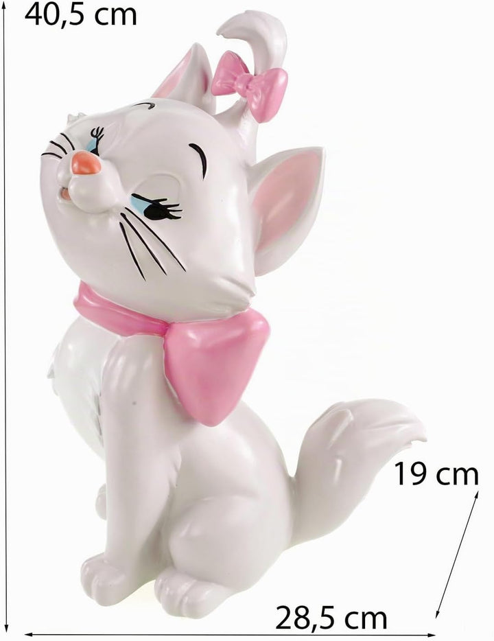 Gartenfigur Katze Marie 41cm Wetterfeste Disney Dekoration für Garten und Zuhause | 30cm Polyresin S