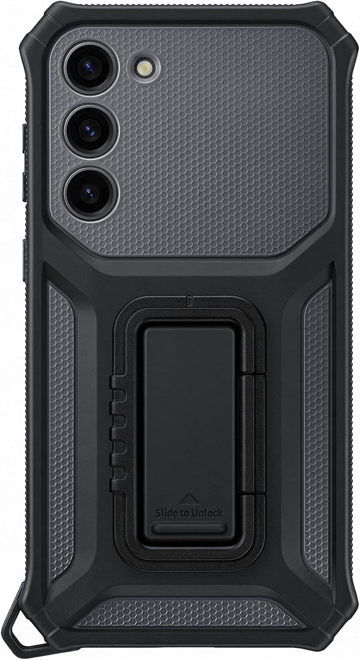 Samsung Rugged Gadget Smartphone Case EF-RS916 für Galaxy S23+, Handy-Hülle, Standfuss, Kratzfest, F