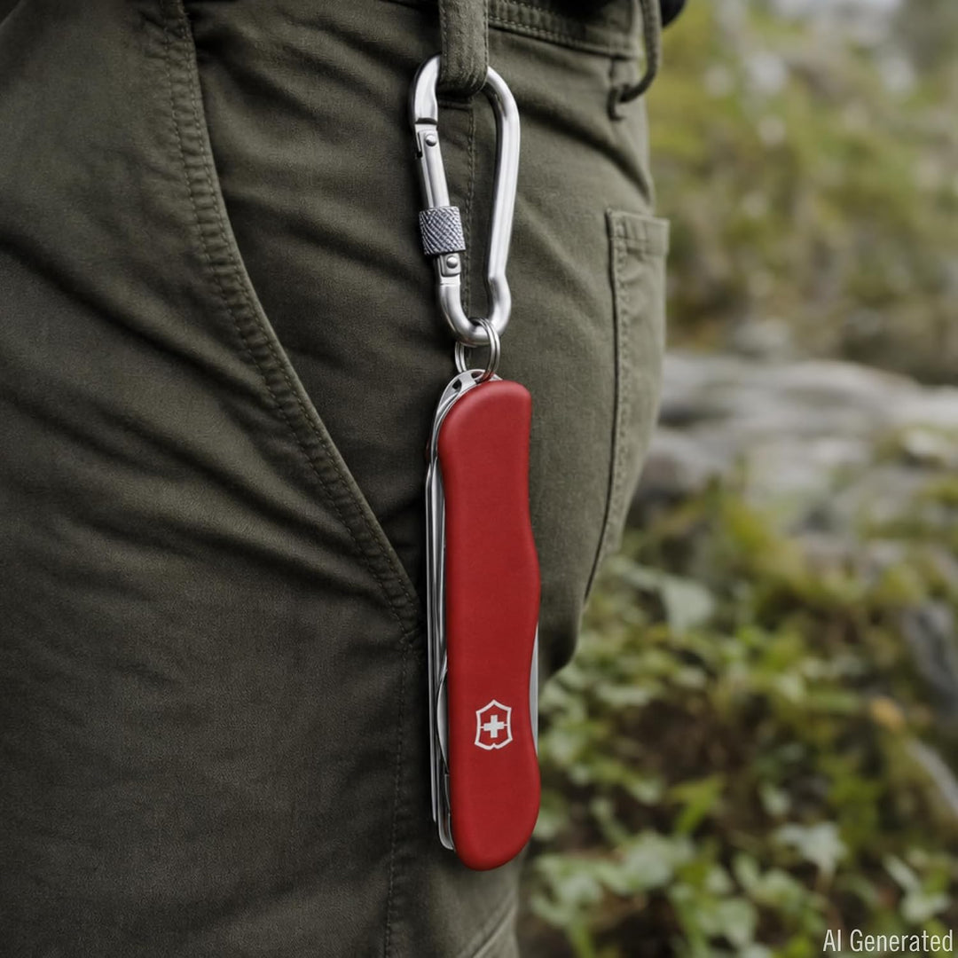 Victorinox, Schweizer Taschenmesser, Work Champ XL, Multitool, 31 Funktionen, Klinge, gross, Korkenz