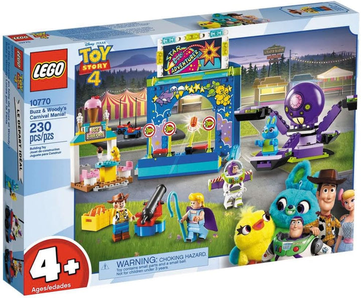 LEGO | Disney Pixar’s Toy Story 4 Buzz & Woody’s Carnival Mania 10770 Building Kit, New 2019 (230 Pi