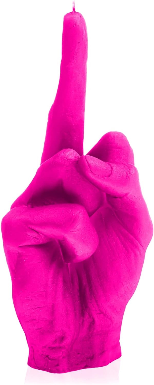 Candellana Mittelfinger Kerze - Mittelfinger Figur - Coole Deko - Gothic Deko - Grunge Deko Kerze -