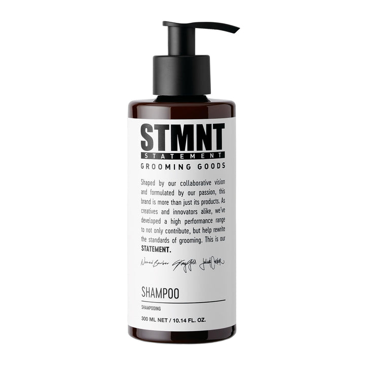 STMNT STATEMENT GROOMING GOODS Shampoo | Mit Aktivkohle & Menthol | Entfernt effektiv Produktablager