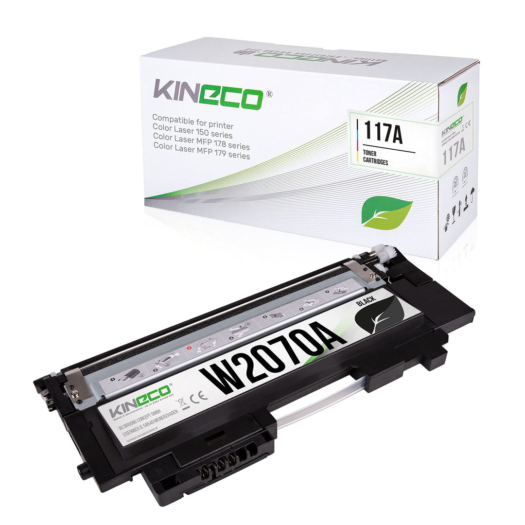 Kineco Toner kompatibel zu HP 117A ersetzt W2070A für HP Color Laser 150a 150nw 178nwg 179fwg