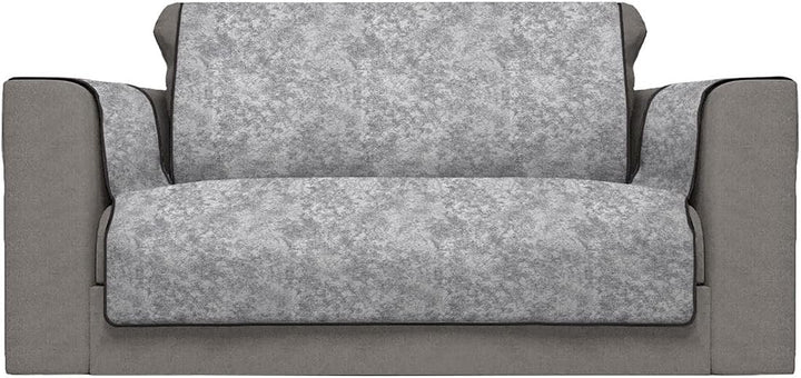 Italian Bed Linen “Glamour” rutschfest Sofa Abdeckung, Dunkel grau, 2 Plätze 2 Plätze Dunkel Grau, 2