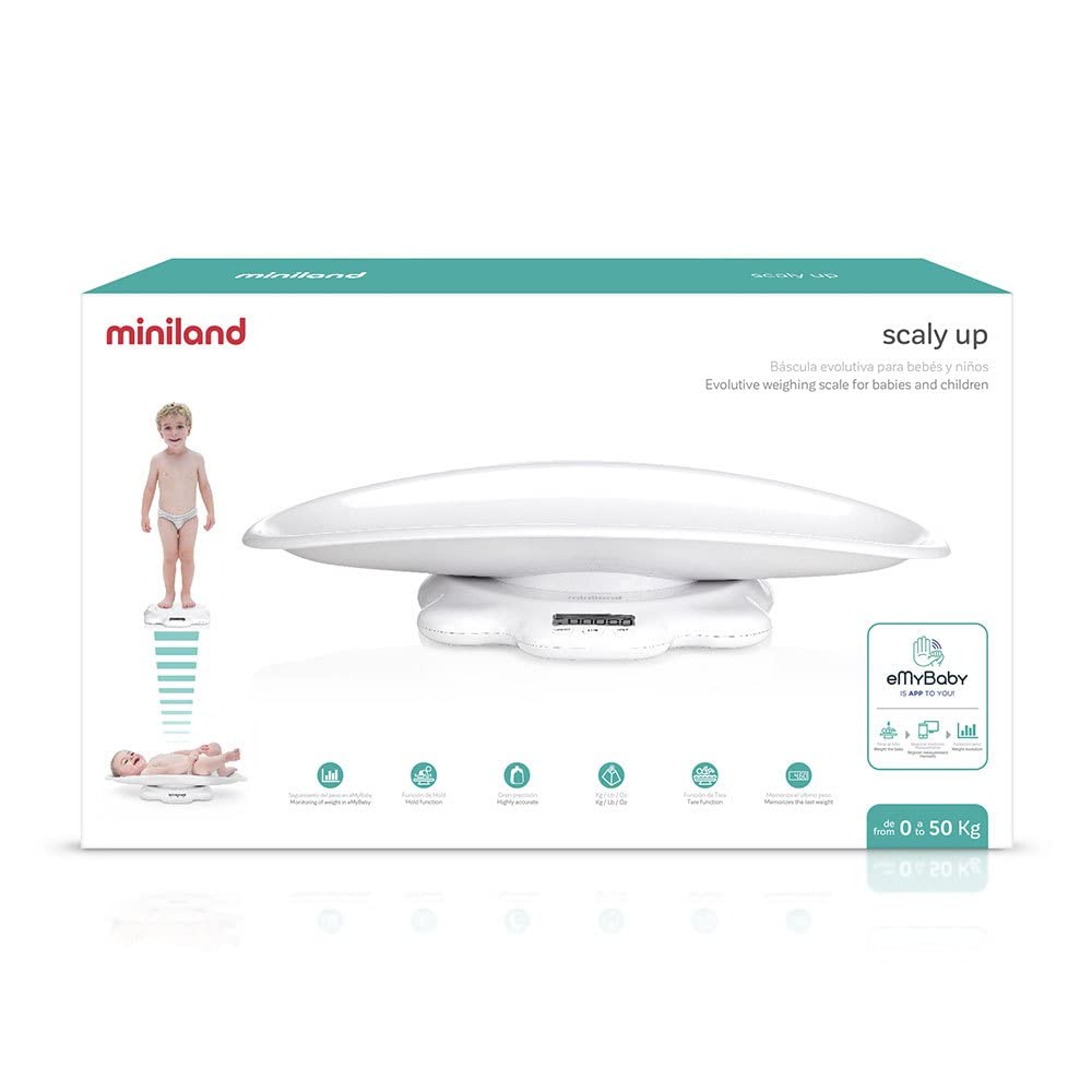 Miniland 89033 Baby Waage, weiss
