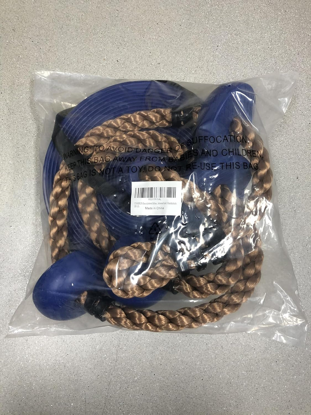 CHAIRLIN Baumklettern Schaukel mit Plattform Kinder draussen hängender Baum Scheibe Schaukel Kletter