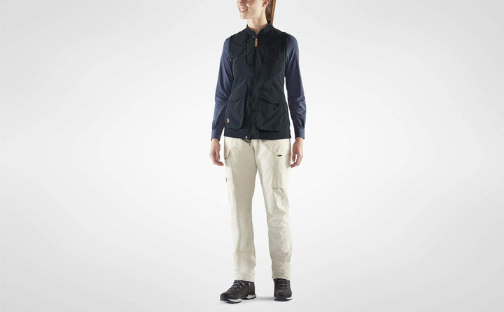 Fjällräven Damen Travellers Mt Vest W Westen XS Dunkelblau, XS Dunkelblau