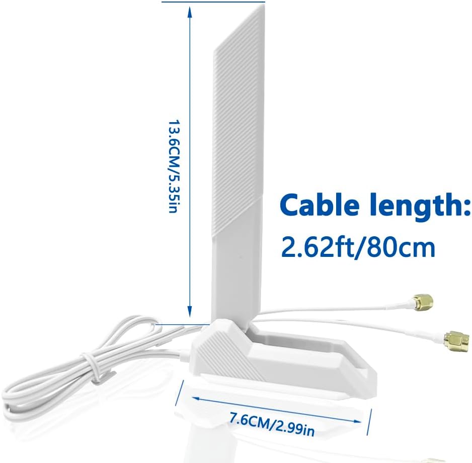 Gintai Antenne Kabel 6E für ASUS 2T2R ROG Strix X570-E Gaming WiFi II, X670E-F Gaming WiFi, X670E-A