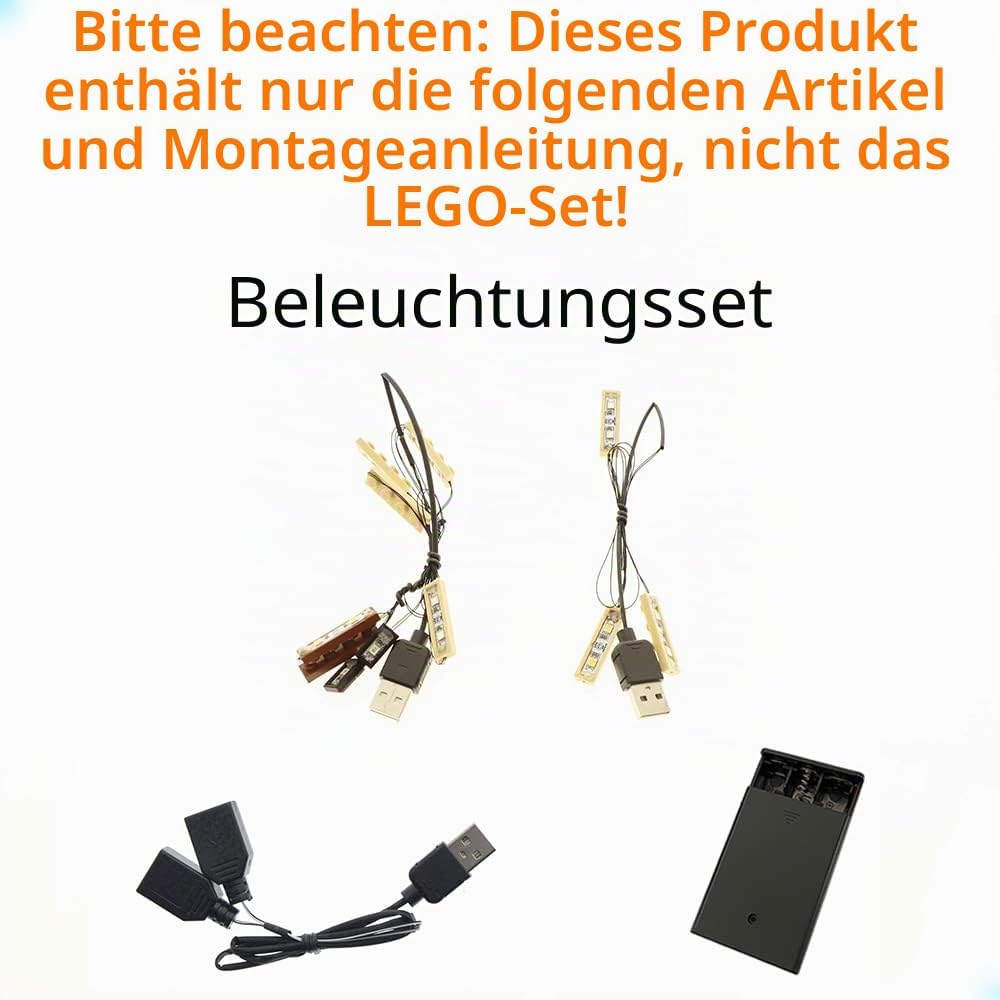 GEAMENT Licht-Set Kompatibel mit Lego Harry Potter Schloss Hogwarts Kammer (Hogwarts Chamber of Secr