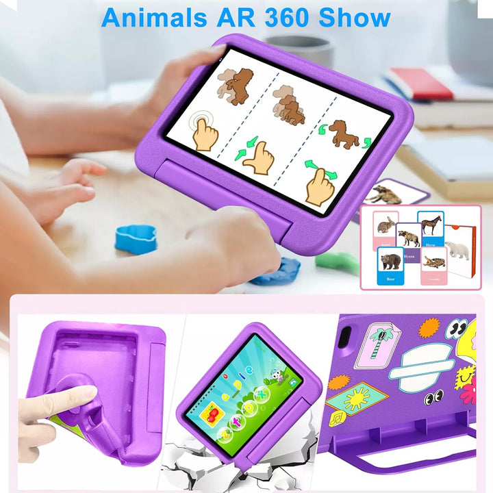 DEERTiME 2025 Neueste Tablet Android 14 OS, 10GB(4+6) RAM+64GB ROM/TF 1TB, WLAN 6, 5G+2.4G WLAN, 8-C