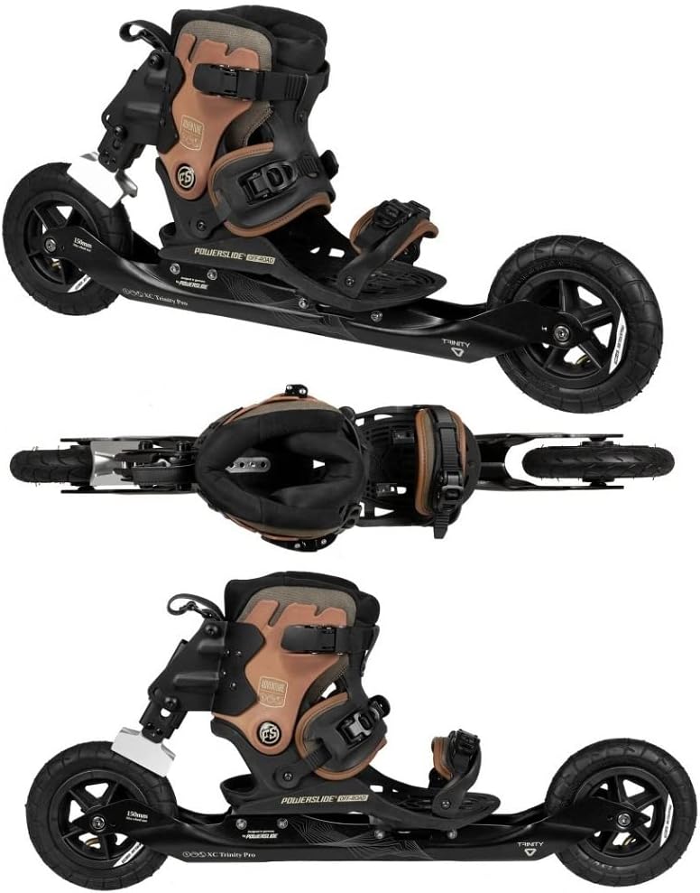 Powerslide Nordic Inline Skate XC Skeleton 150, für Off-Road, für Damen und Herren 43-49, 43-49