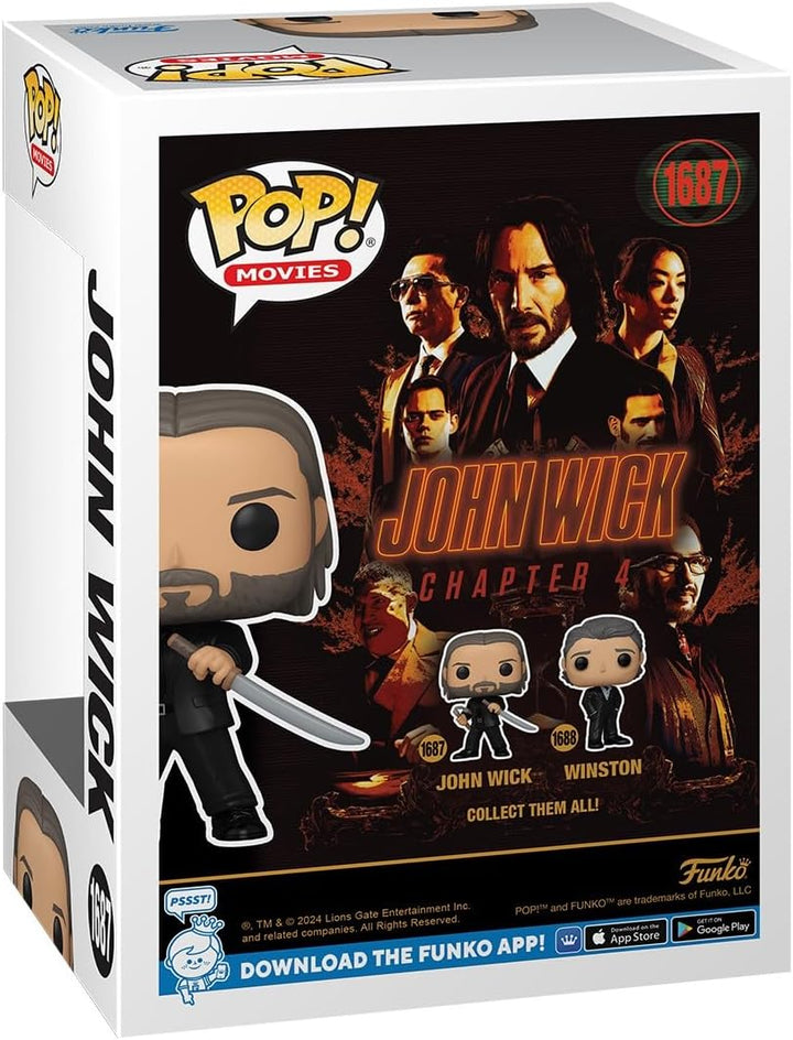 Funko Pop! Movies: John Wick 4 - John Wick - Vinyl-Sammelfigur - Geschenkidee - Offizielle Handelswa