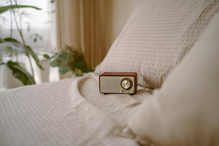 SANGEAN WR-7 Plus (2. Generation) – Kompaktes Retro Radio mit Bluetooth Lautsprecher, FM-Empfang, in