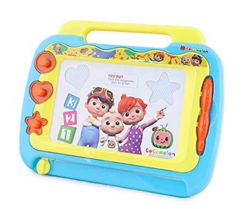 Toyland® Cocomelon Magnetisches Zeichenbrett mit Stempeln - Kreatives Kleinkindspielzeug - Geeignet