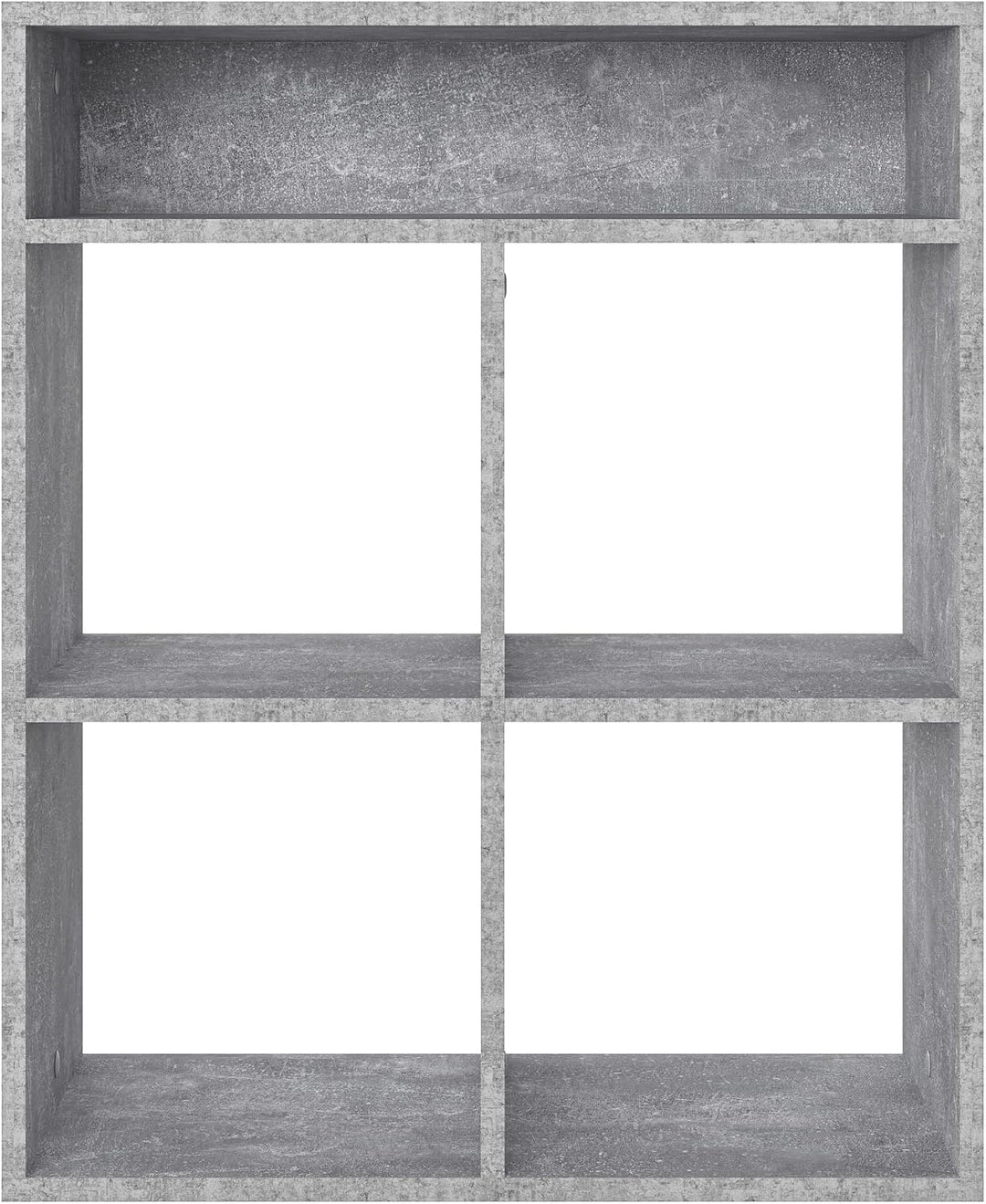 KOMTO Regal Beton - Bücherregal Standregal Würfelregal Büroregal 65,8 х 30,7 х 80,4 cm Bücherschrank