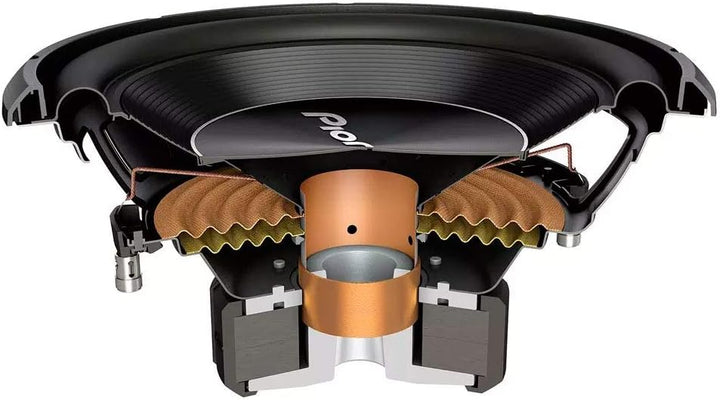 Pioneer TS-A300D4 Subwoofer mit Doppelschwingspule für den Gehäuseeinbau (1.500 W), 30 cm/12", IMPP