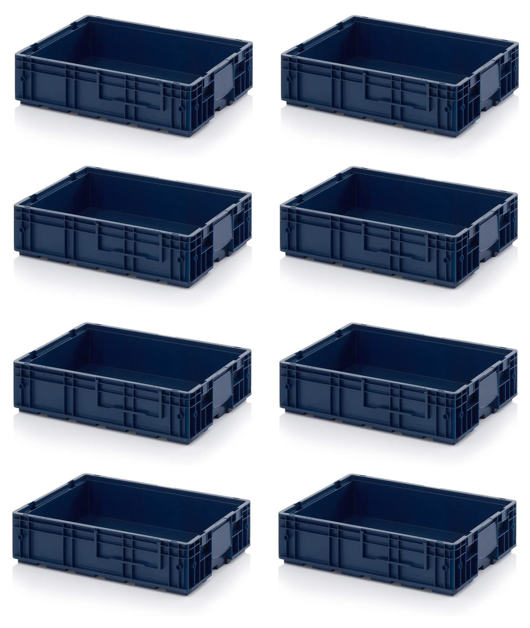 Auer Packaging 8x R-KLT Behälter 60 x 40 x 14,7 * Kleinladungsträger blau 60x40x15 Eurobehälter Indu