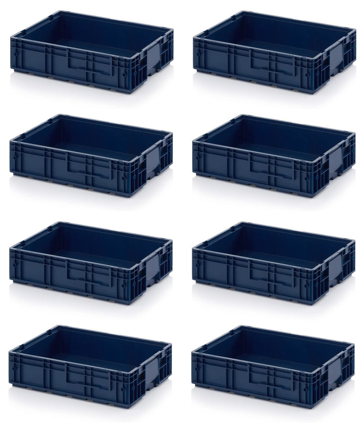 Auer Packaging 8x R-KLT Behälter 60 x 40 x 14,7 * Kleinladungsträger blau 60x40x15 Eurobehälter Indu