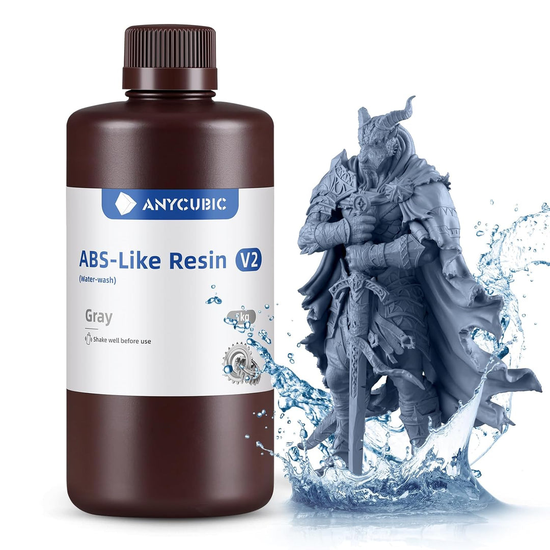Wasser Waschbares ABS-Like Resin V2, ANYCUBIC 3D Drucker Resin Geruchsarm, Hohe Härte und Haltbarkei