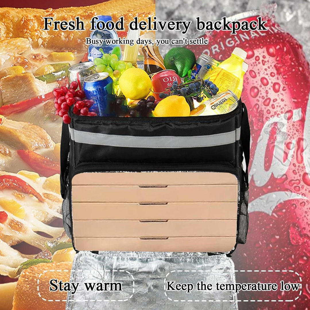 Isolierter Lebensmittelausfallrucksack, isolierter thermischer Rucksack | Hochleistungs -Lunch -Koff