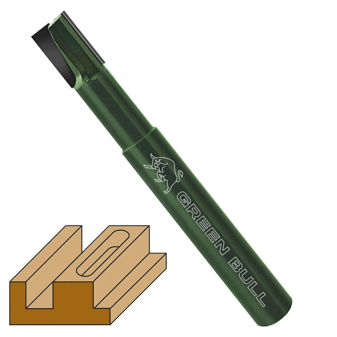 Fraiser GREEN BULL – Diamant-Fräser für Schnitte und Nuten in Holz, Kunststoff und Leichtmetallen, S