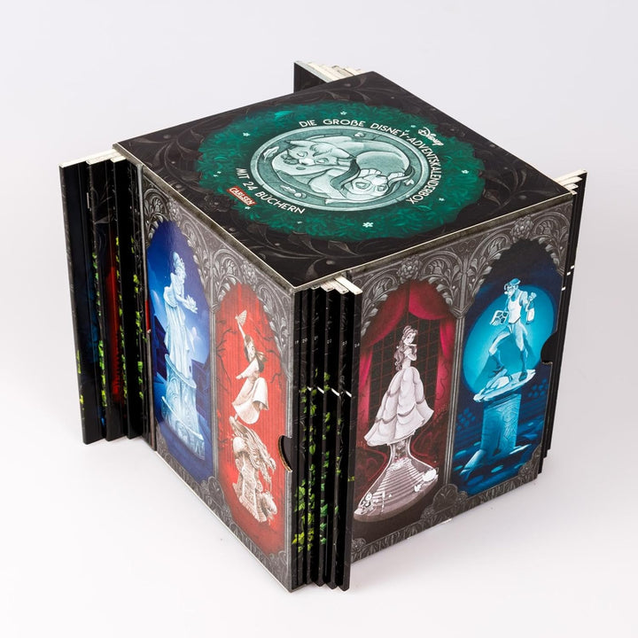 Die grosse Disney-Adventskalender-Box 2025 – Zauberhafte Weihnachts-Box mit 24 Büchern und 1.152 Sei