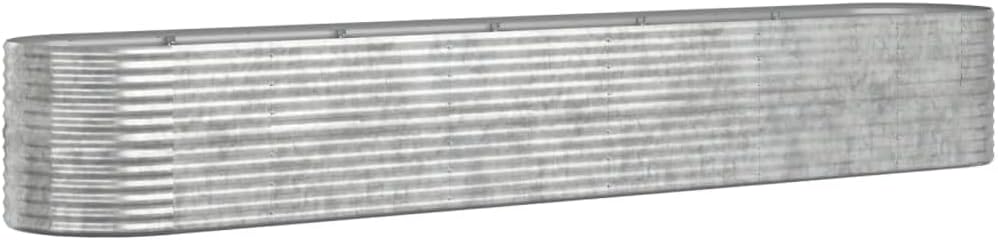 vidaXL Hochbeet, Wetterfestes Hochbeet für Garten Balkon Terrasse, Kräuterhochbeet zum Selber Bauen,