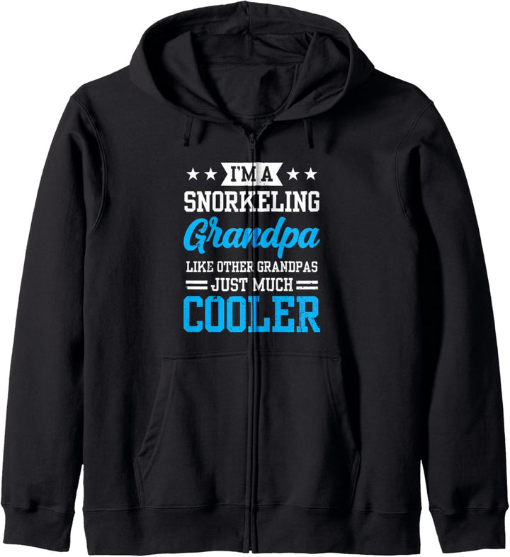 Einfach viel cooler Schnorcheln Opa Taucher Opa Kapuzenjacke