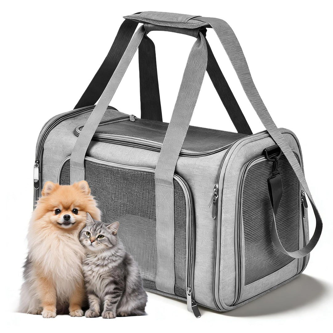 Transporttasche Für Katze Hund, Katzentransporttasche, Faltbare Katzentransportbox, Tragbar Faltbare