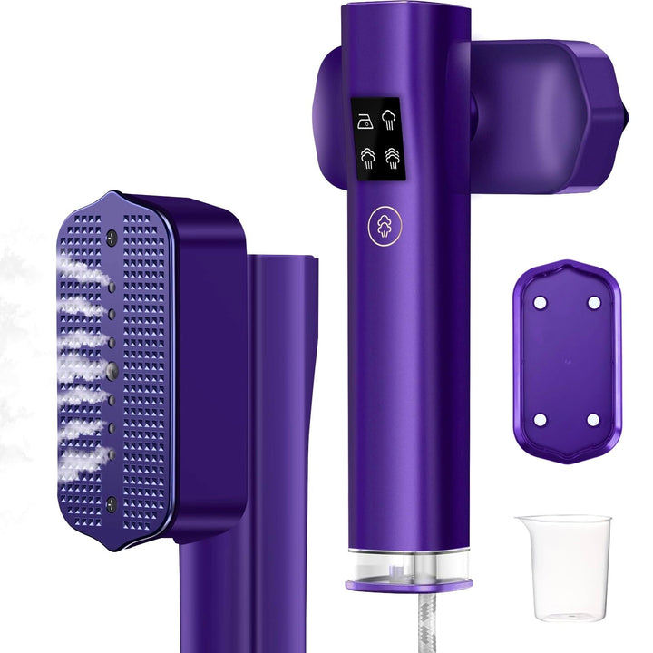 Dampfglätter, 2-in-1 Handsteamer & Bügeleisen für Kleidung, 1200W Tragbarer Steamer Reise, 4 Bügelmo
