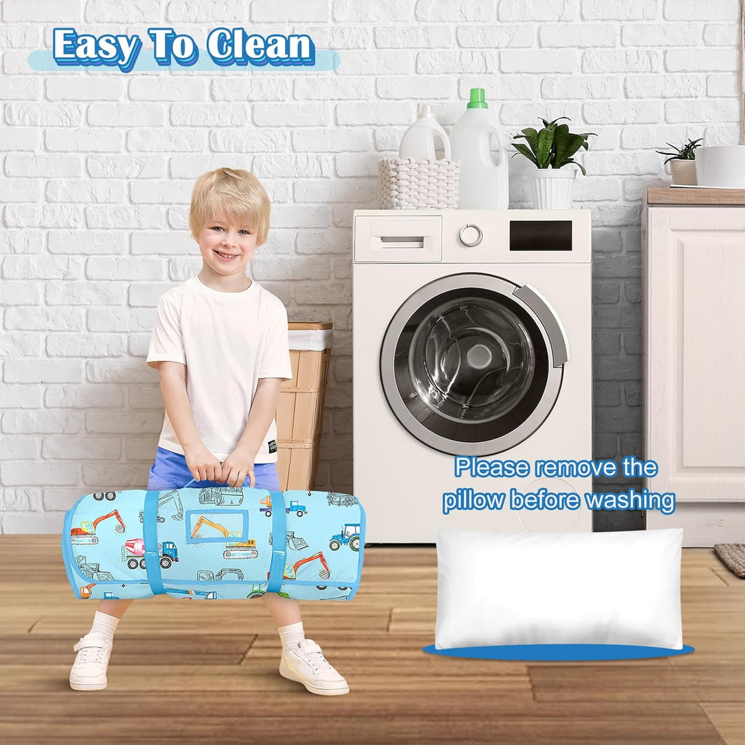Schlafsack Kinder,Warm Kinderschlafsack mit Kissen Abnehmbar und Decke für Mädchen Jungen, Faltbare