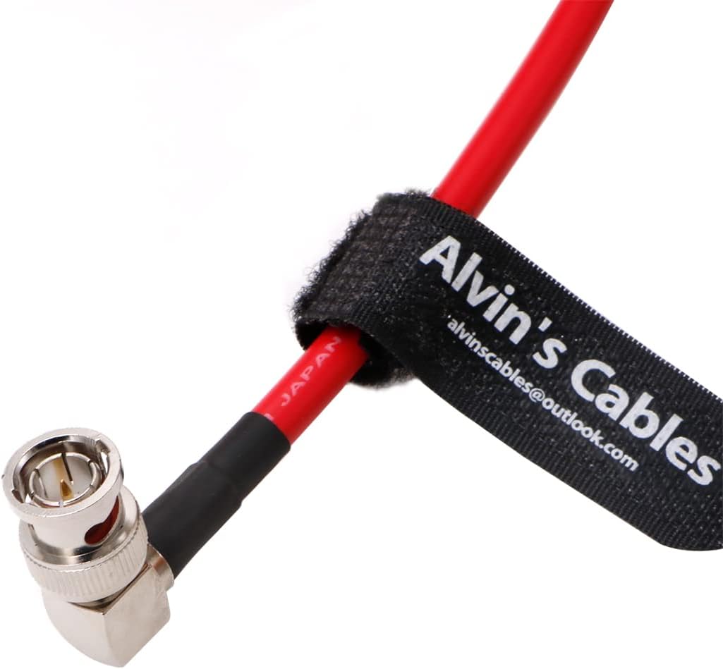 Alvin's Cables BNC-Koaxialkabel 12G HD-SDI BNC-Stecker auf Stecker L-förmig Original-Kabel für 4K-Vi