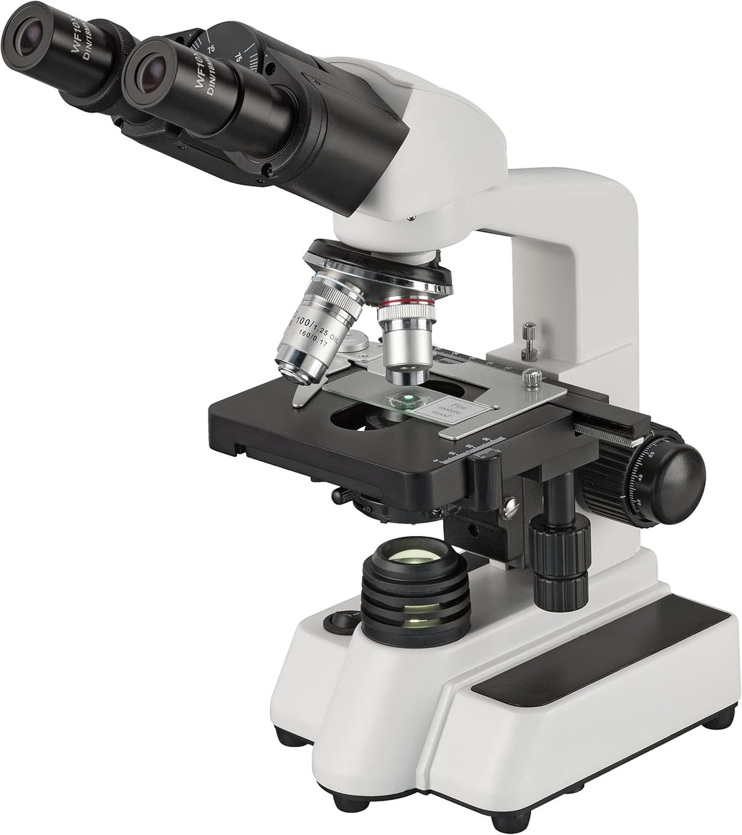 Bresser Bino 40x-1000x Vergrösserung für gehobene Ansprüche & Mikroskop Immersionsöl (5mm nD=1.515,