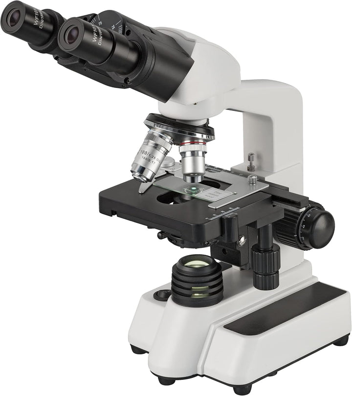 Bresser Bino 40x-1000x Vergrösserung für gehobene Ansprüche & Mikroskop Immersionsöl (5mm nD=1.515,