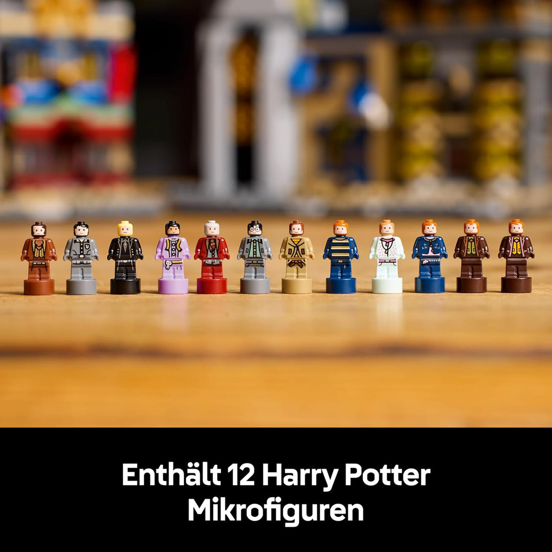 LEGO Harry Potter Die Zauberläden der Winkelgasse, magisches Modell zum Ausstellen, Läden im Mikroma