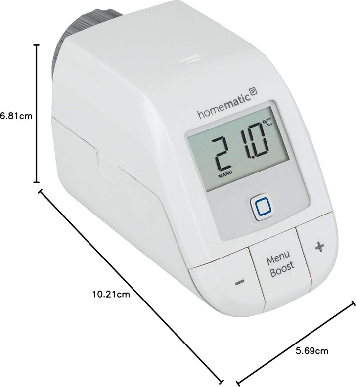 Homematic IP 3er Set Smart Home Heizkörperthermostat – basic, digitaler Thermostat Heizung, Steuerun