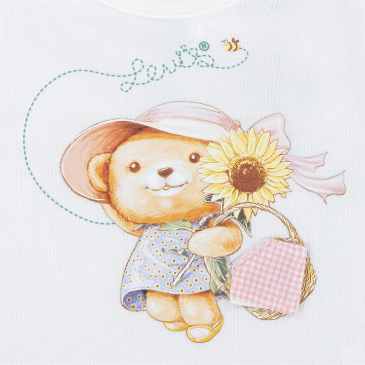Levi's Baby-Mädchen Tee and Short Set Sgss241 Abgestimmte Outfits 9 Monate SUGAR SWIZZLE, 9 Monate S