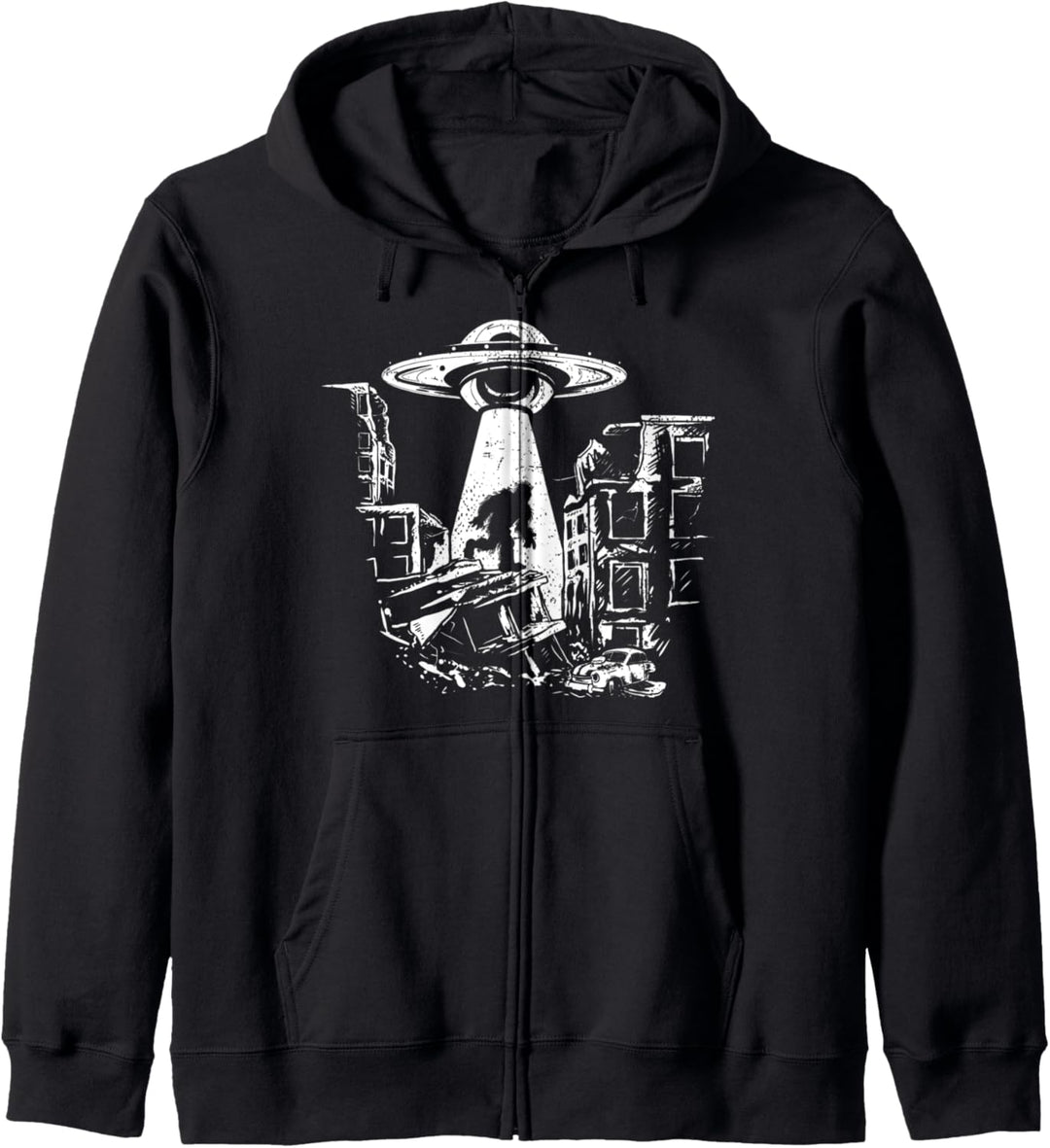 UFO Sasquatch Mythos Science Fiction Yeti Alien Bigfoot Kapuzenjacke