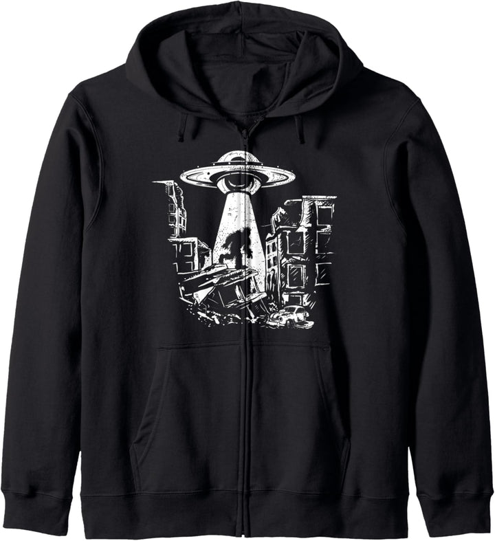 UFO Sasquatch Mythos Science Fiction Yeti Alien Bigfoot Kapuzenjacke