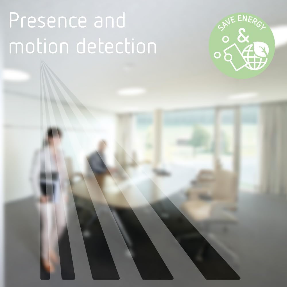 Theben 1010505 theLuxa S180 WH Bewegungsmelder mit 180° Erfassungswinkel für den Aussenbereich, Bewe