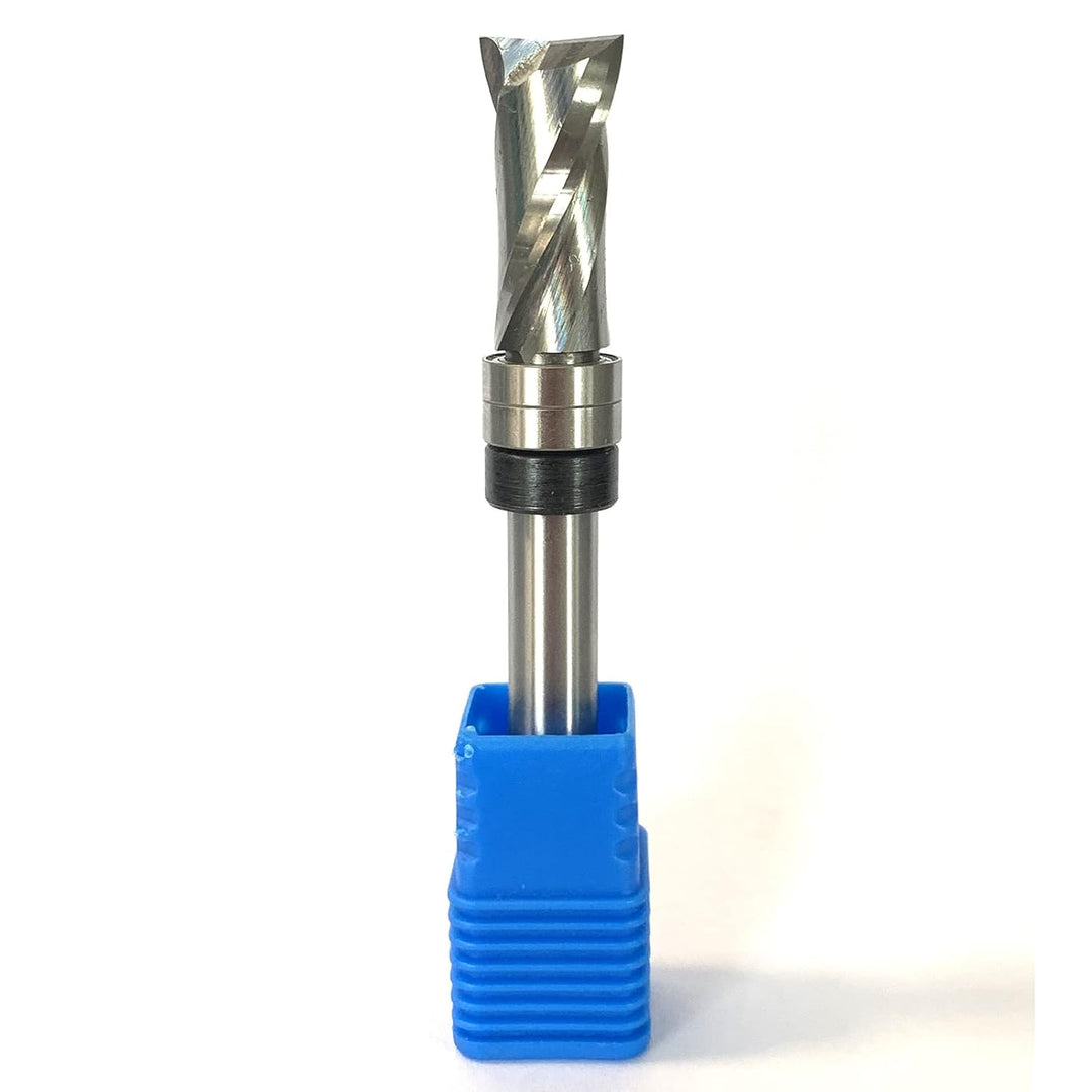 Sinoprotools Spiralfräser 8mm Schaft Upcut, VHM Fräser 25.4mm Schnittlänge,Bündig-Profilfräser für H