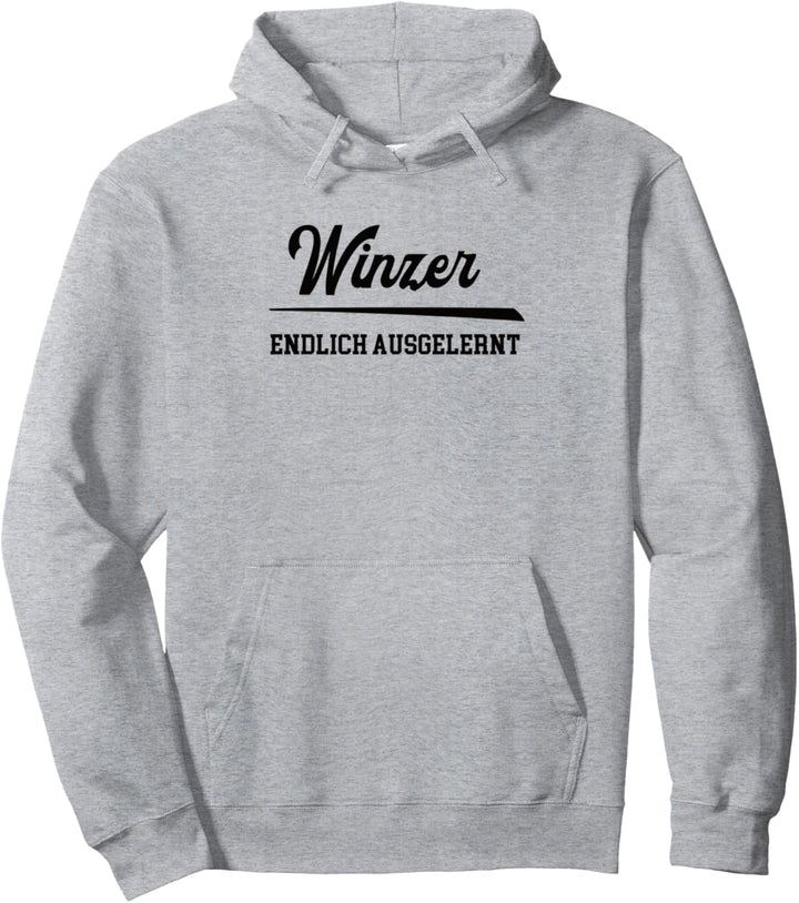 Winzer Ausbildung Bestanden Lehre Abschluss Prüfung Pullover Hoodie