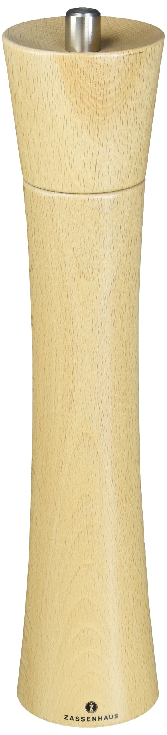 Zassenhaus Salzmühle Frankfurt 30 cm, aus Buchenholz mit stufenlos verstellbarem Hochleistungs-Keram